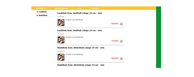 Brennholz Shop